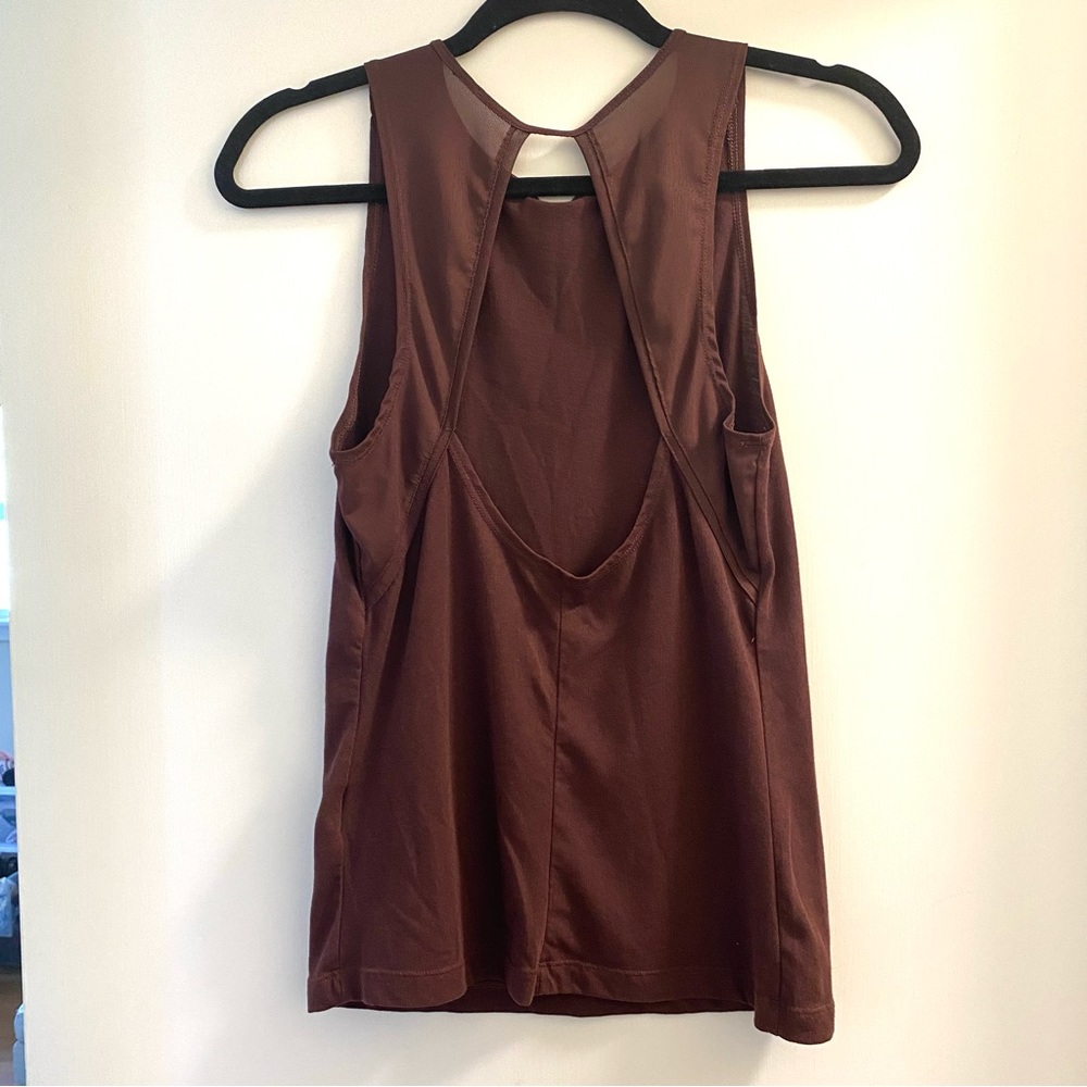 Nike Maroon Tank Top | Open Back | XS